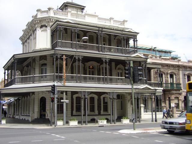 Corner on North Terrace