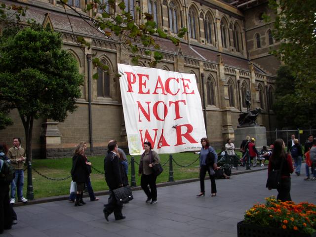 PEACE NOT WAR