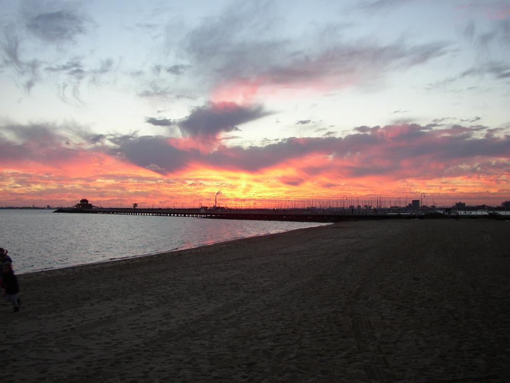 ...and @ St. Kilda Beach
