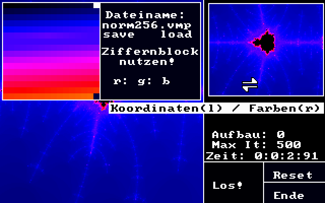 low resolution, modify color-table