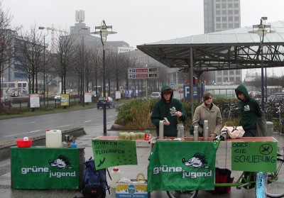 Der Stand vor dem Hbf