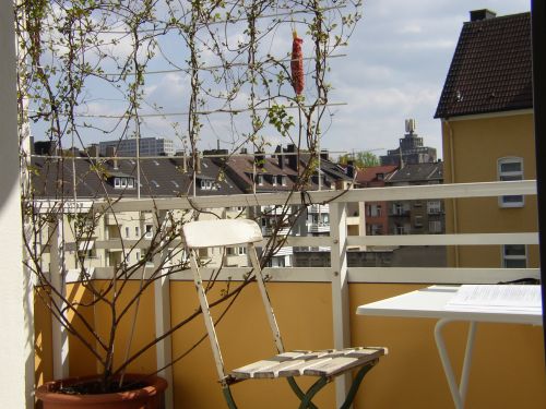 Balkon der neuen Wohnung